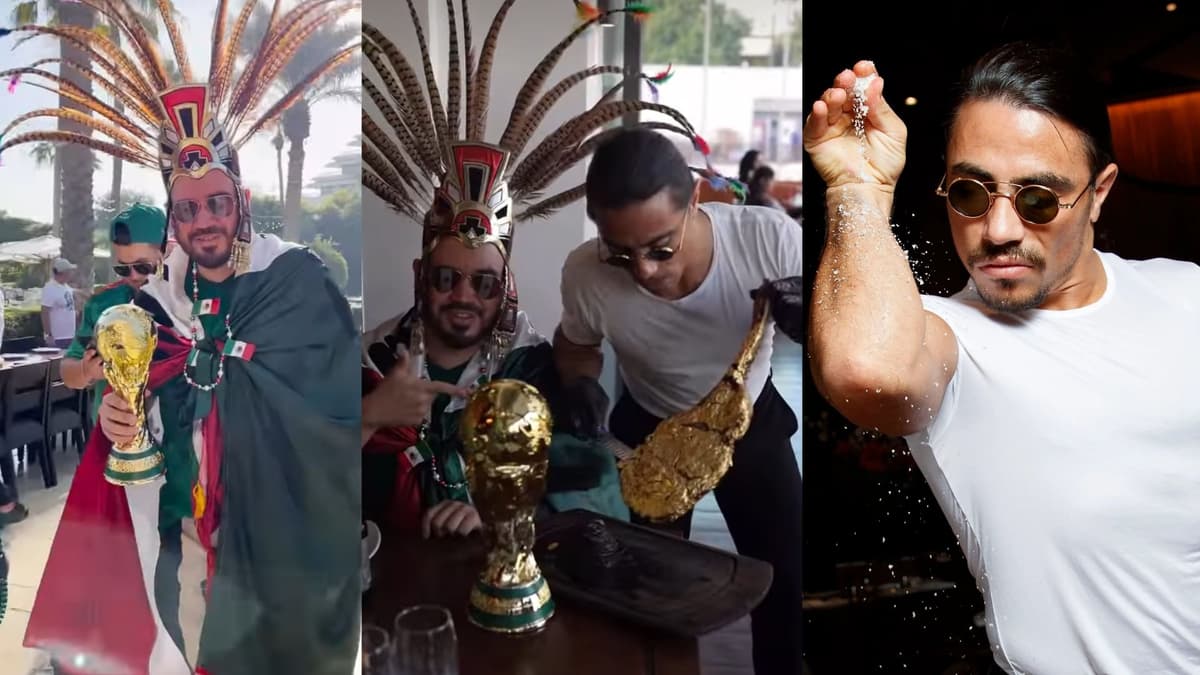 Chef 'Salt Bae' recibe visita de cientos de mexicanos en su restaurante en Doha