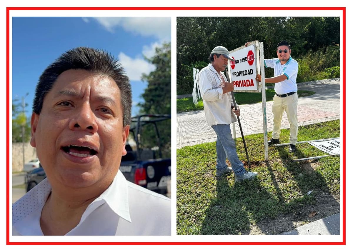 Jorge Fuentes, sujeto prepotente alega que una calle es de él y agrede a reportero