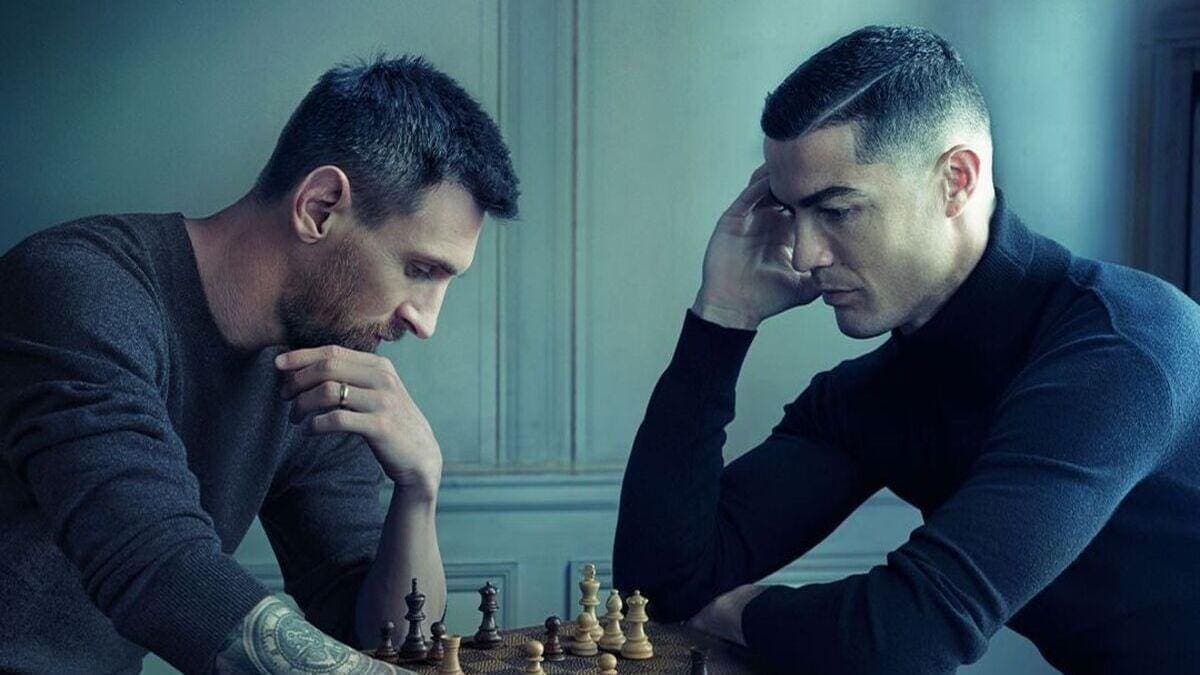 Messi y Cristiano Ronaldo posan juntos en la nueva campaña de Louis Vuitton