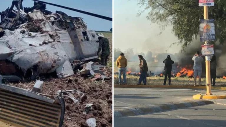 Al menos 22 personas han perdido la vida en 2022 por el desplome de helicópteros oficiales en México