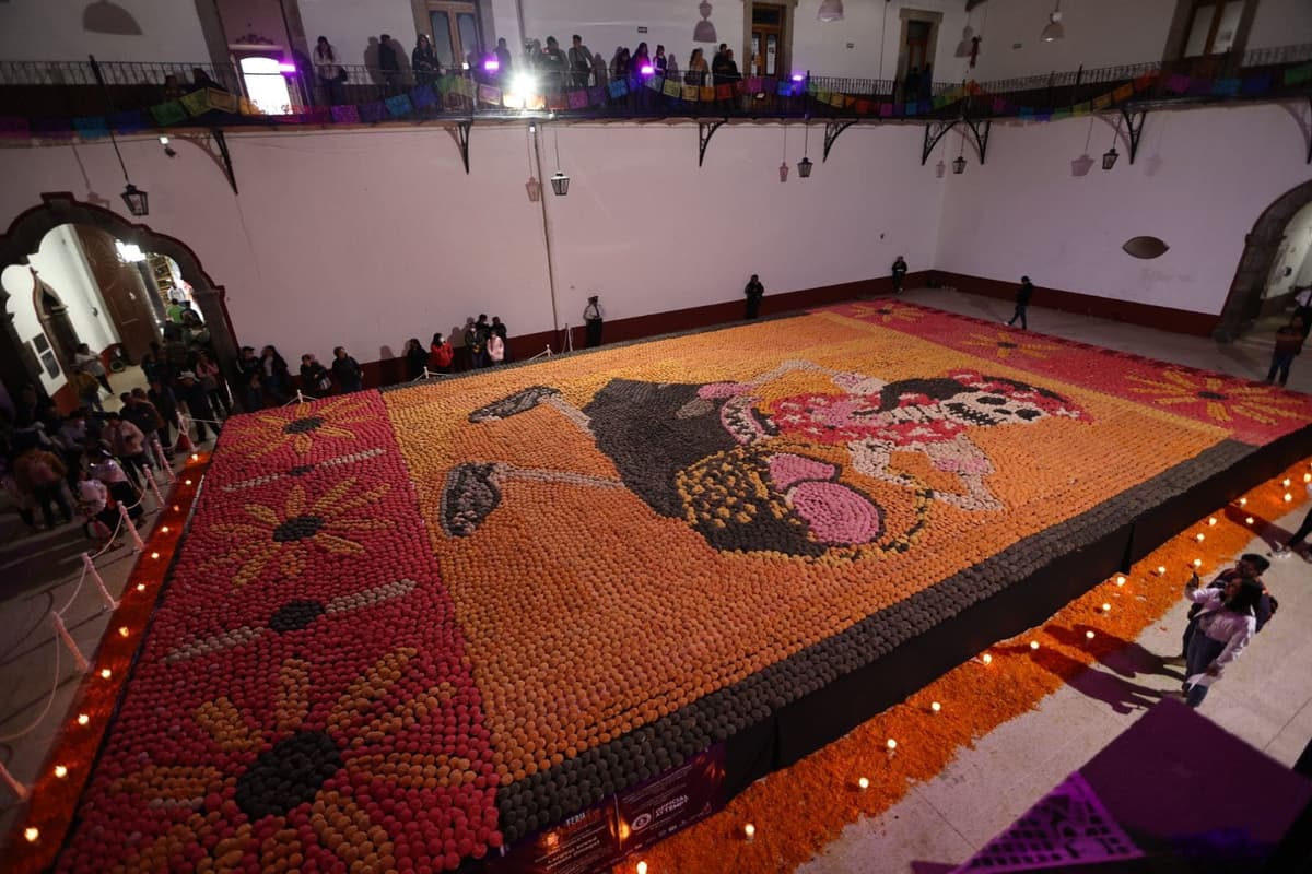 Zacatlán rompió Récord Guinness por catrina de pan más grande del mundo