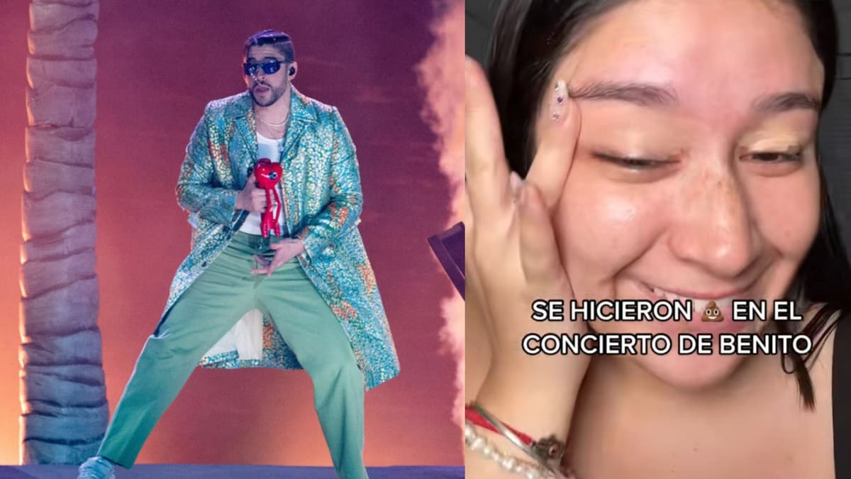 VIDEO: Fans se hacen "del dos" en concierto de Bad Bunny frente a todos