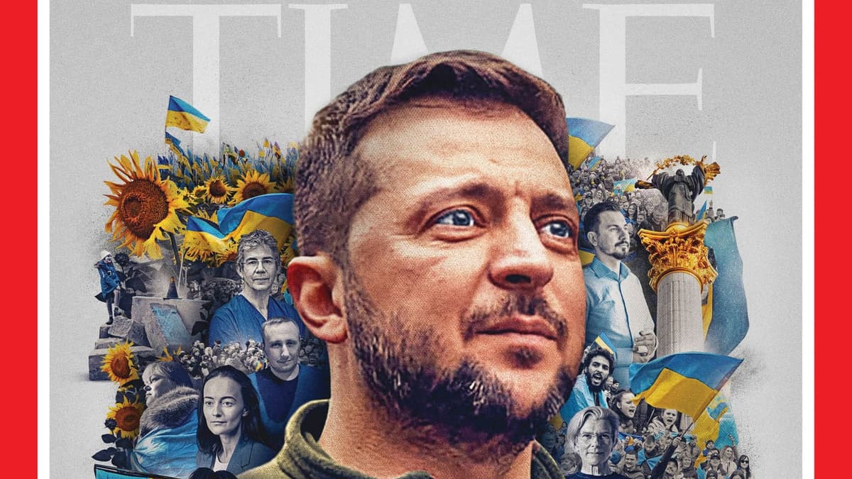 Volodímir Zelenski es nombrado 'persona del año' por la revista TIME