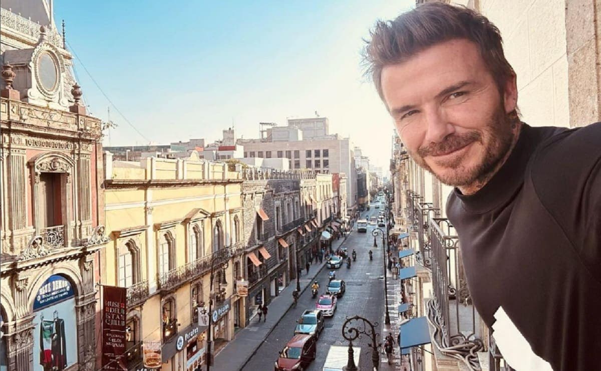 Captan a David Beckham de visita en la Ciudad de México