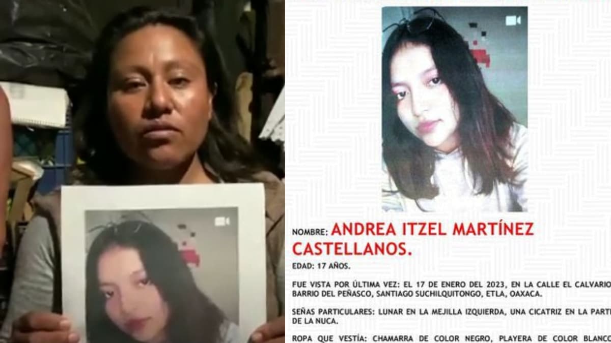 Piden ayuda para encontrar a Andrea Itzel, joven de Oaxaca desaparecida
