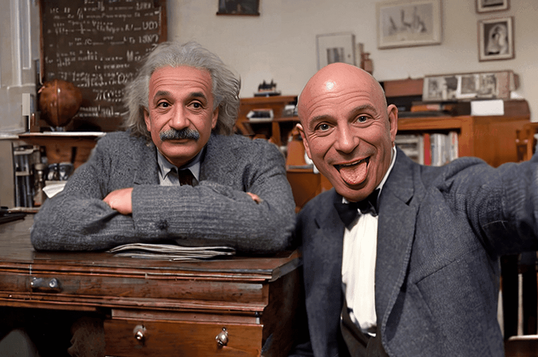 'Stelfie': El artista que "viaja al pasado" y logra increíbles fotografías con inteligencia artificial