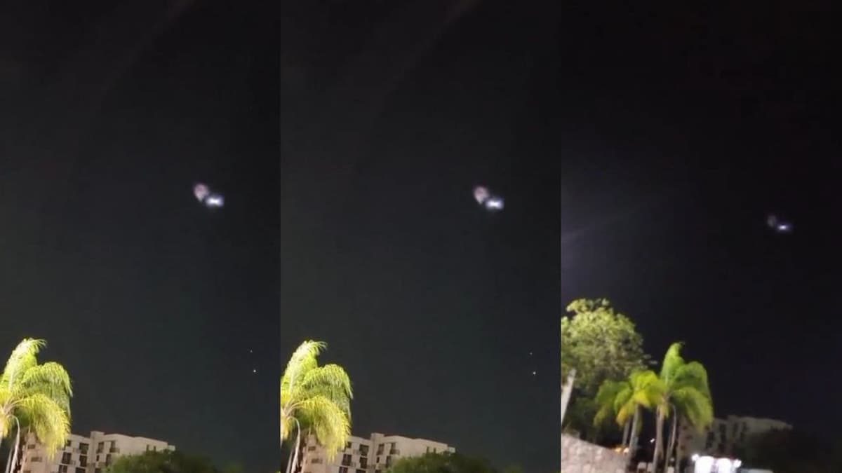 ¡Fue Elon Musk! Ni OVNIS ni misiles de EEUU, fue un cohete para poner en órbita a satélite de internet lo que se vio en Playa del Carmen