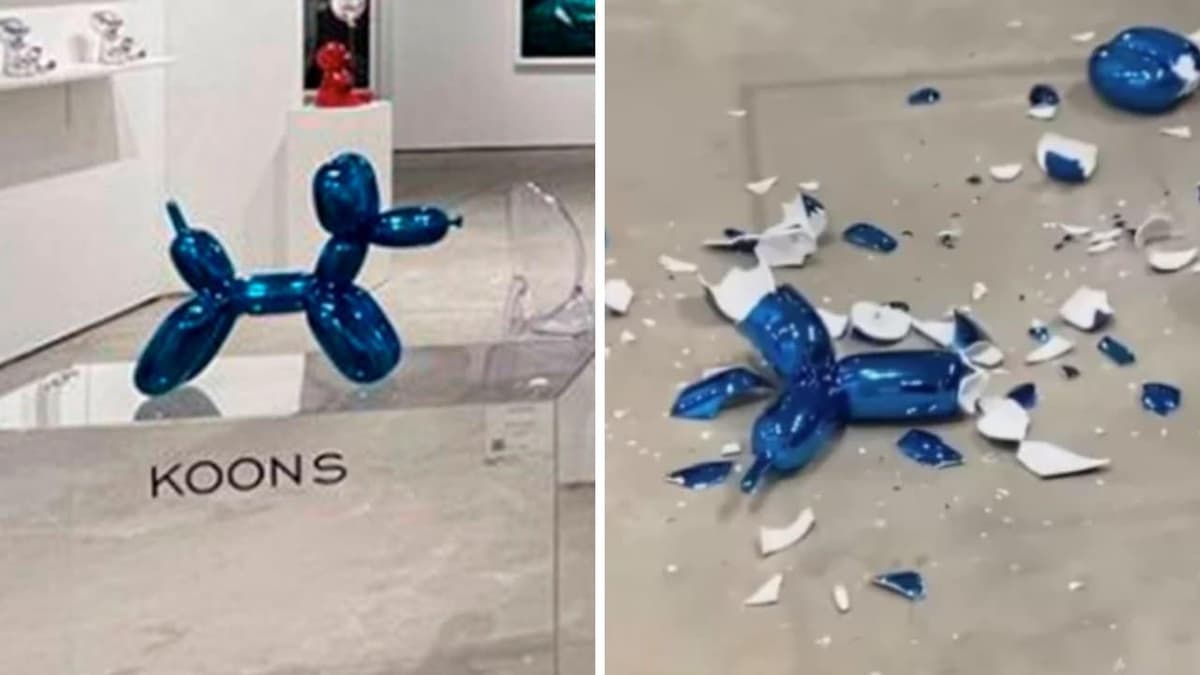 Mujer rompe por accidente una escultura valuada en 42 mil dólares