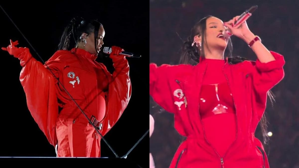 Video: Así fue la presentación de Rihanna durante el entretiempo del Super Bowl
