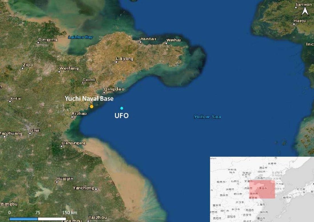 China anuncia la existencia de un OVNI al este del país que intentará derribar