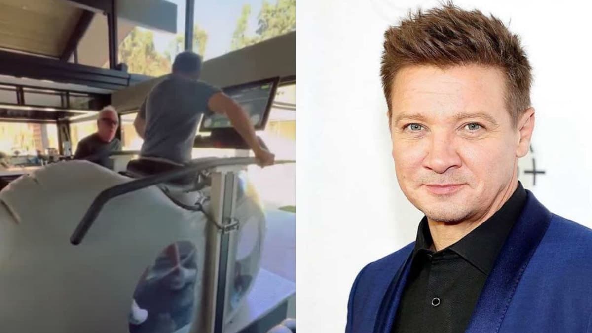 Video: Jeremy Renner vuelve a caminar después de su trágico accidente