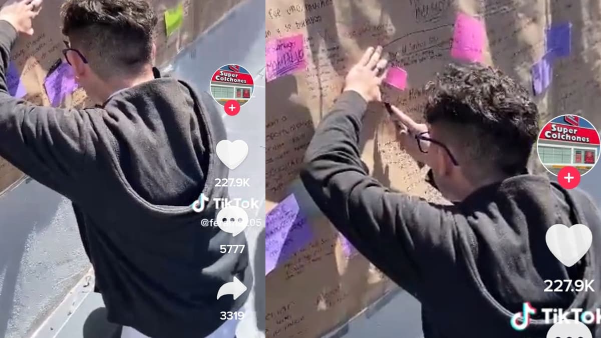 VIDEO: Captan a joven quitando con un cutter su nombre del tendedero del acoso