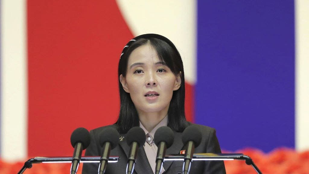 La hermana de Kim arremete contra Biden por hablar de "cambio de régimen" en Corea del Norte