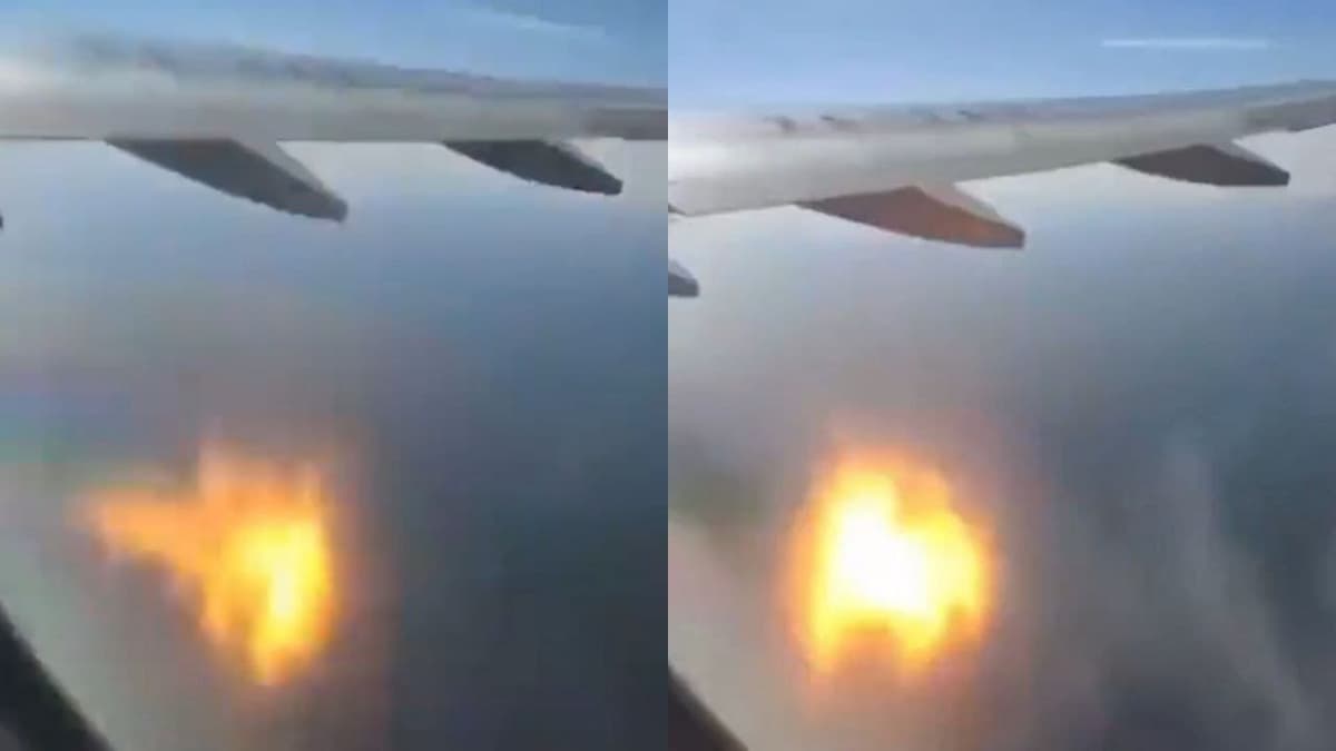 Video: En pleno vuelo, explota turbina de avión Viva Aerobús