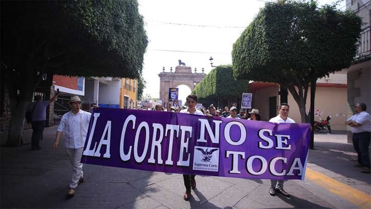 "La corte no se toca": Marchan en las principales ciudades del país en defensa del Poder Judicial