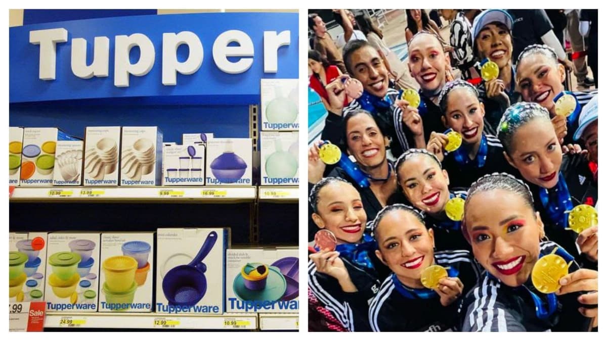 Tupperware manda kits a la Selección Mexicana de natación artística