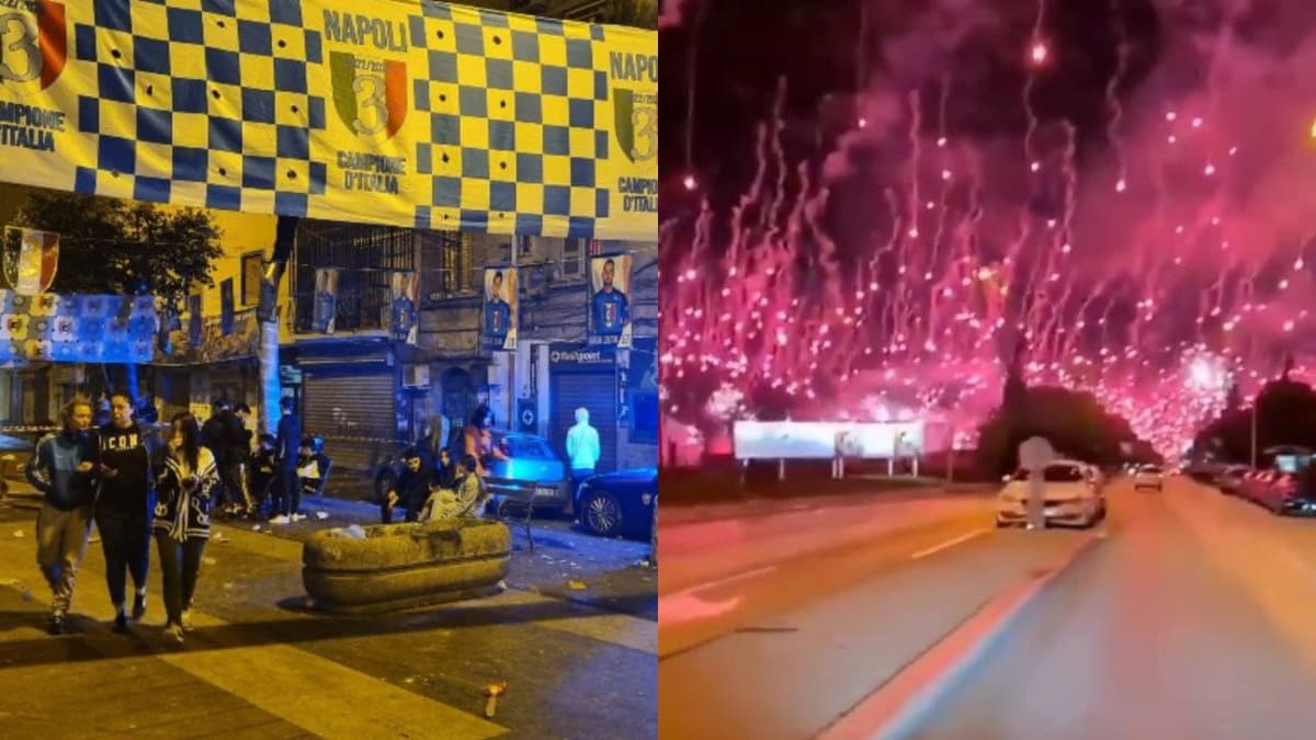 Los festejos por el título del Napoli se salieron de control: Un muerto, 4 heridos graves y 200 lesionados