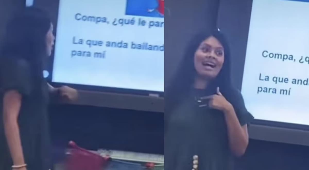 Video: Peso Pluma es usado por maestra para dar clases de español