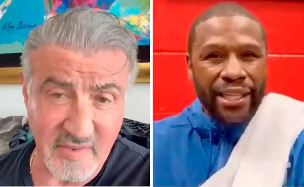 VIDEO: Stallone y Mayweather mandan mensaje a Sheinbaum por clase de box "más grande del mundo"