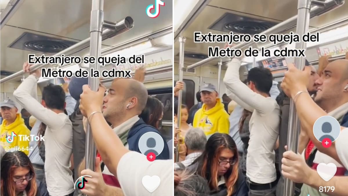 VIDEO: Extranjero se queja del Metro de la CDMX y mexicanos le reclaman