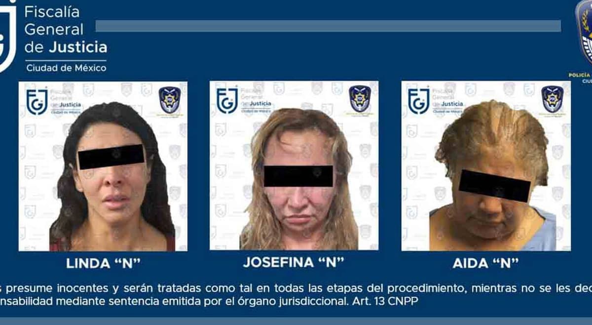 Detienen a las "Asalta Viejitas" en CDMX
