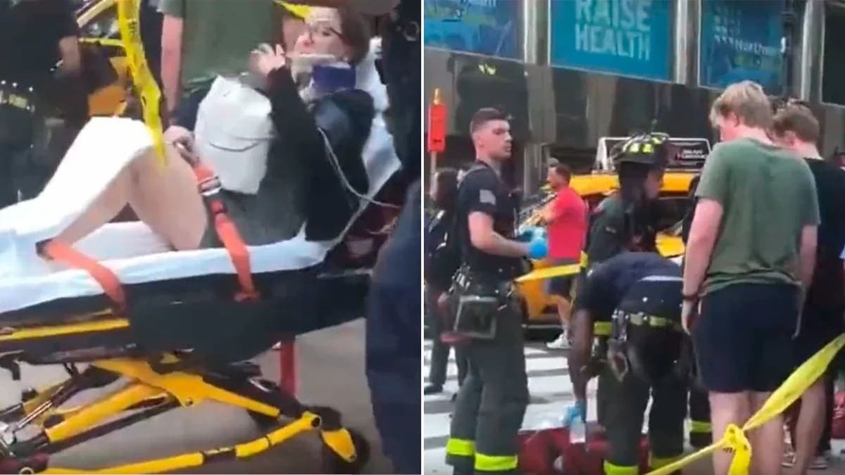 VIDEO: Vehículo que escapaba de la policía atropella a 10 personas en el centro de Manhattan
