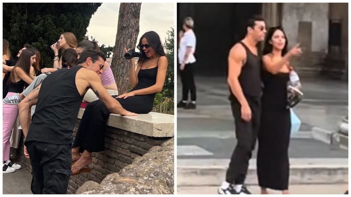 Video: Captan a Eiza González y Mario Casas de cita romántica en Roma