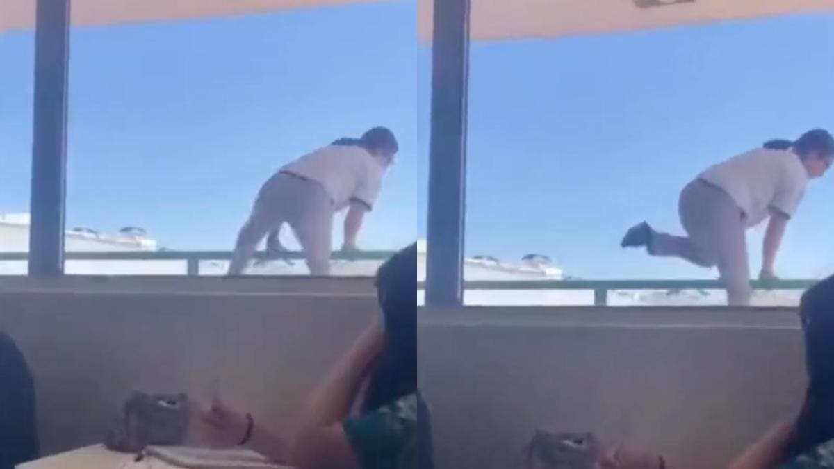 VIDEO: Estudiante se arroja desde tercer piso en escuela de Chihuahua