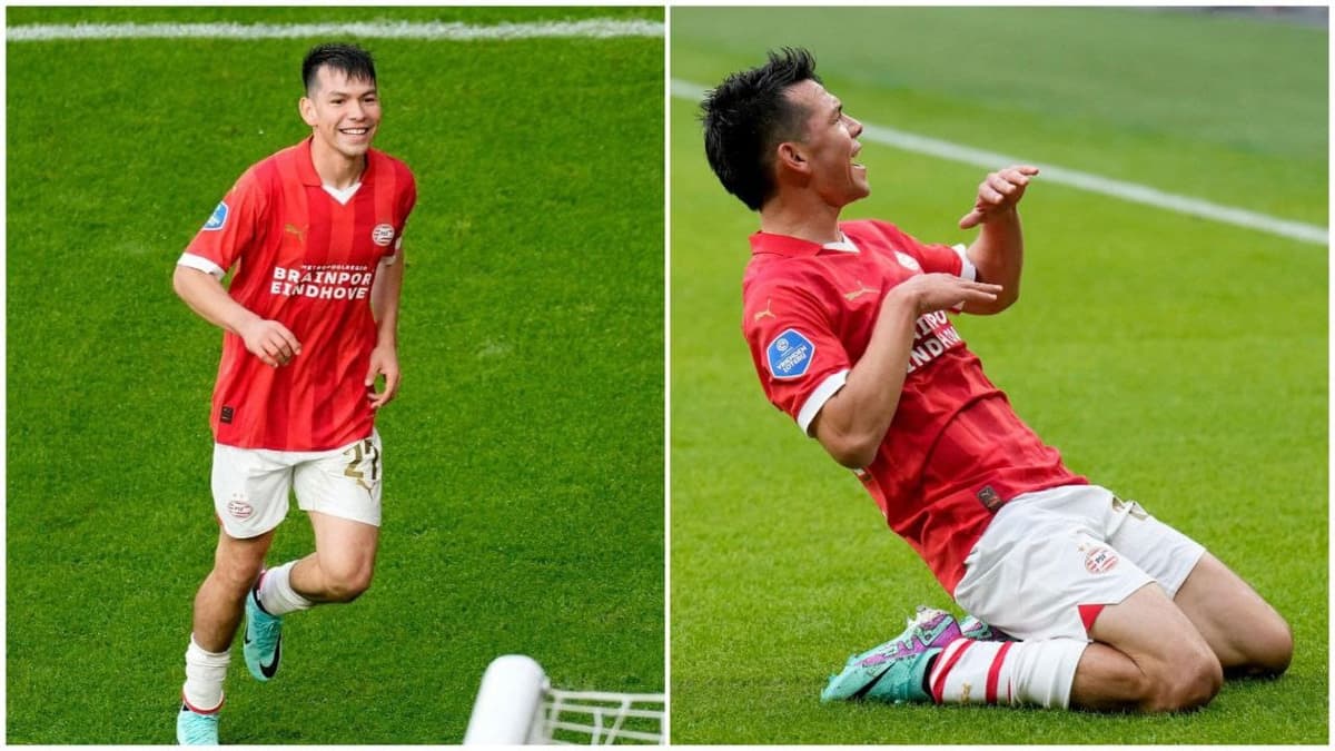 Video: 'Chucky' Lozano 'aterra' al Ajax y marca un triplete con PSV