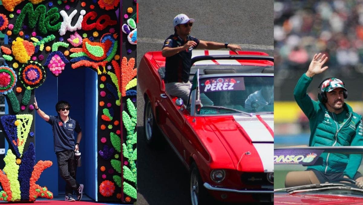 GP México: Así disfruta la fanaticada del desfile de pilotos a horas de comenzar la carrera
