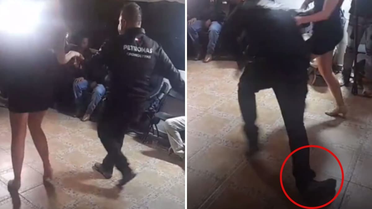 VIDEO: Hombre se rompe el tobillo al bailar cumbias