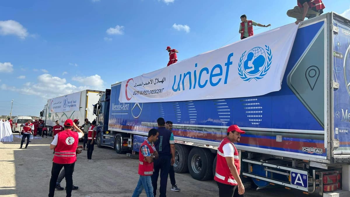 Unicef advierte que en Gaza solamente entró agua potable para 22 mil personas