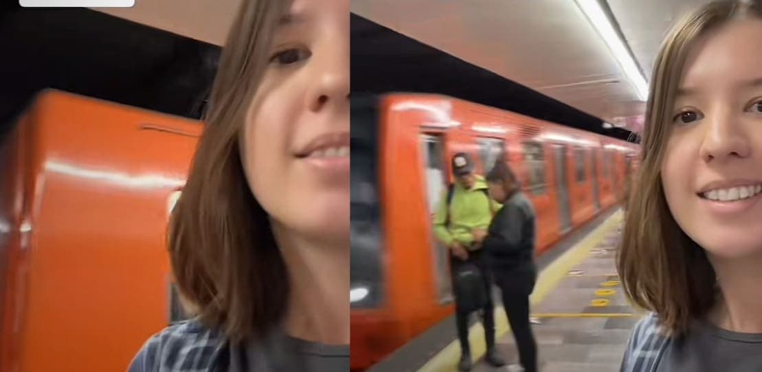 Joven rusa se declara fanática del Metro de la CdMx: “Qué bonitos trenes naranjas”