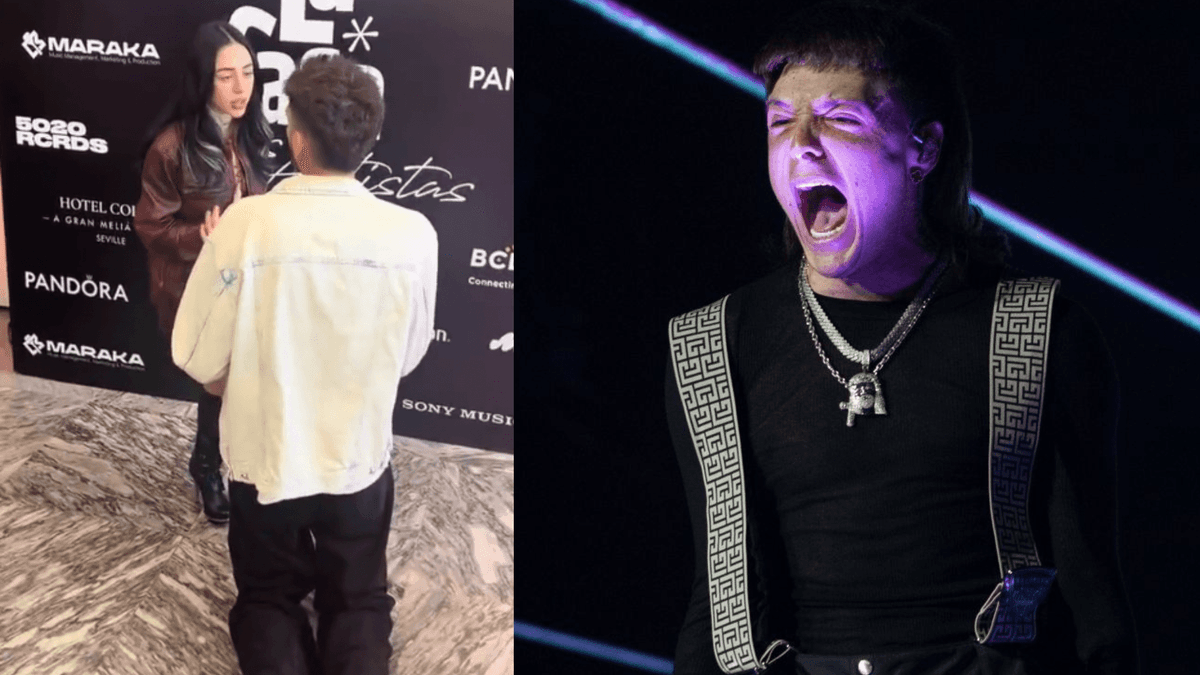 Video: Fan se le arrodilla a Nicki Nicole, pero no por amor; Peso Pluma puede estar tranquilo