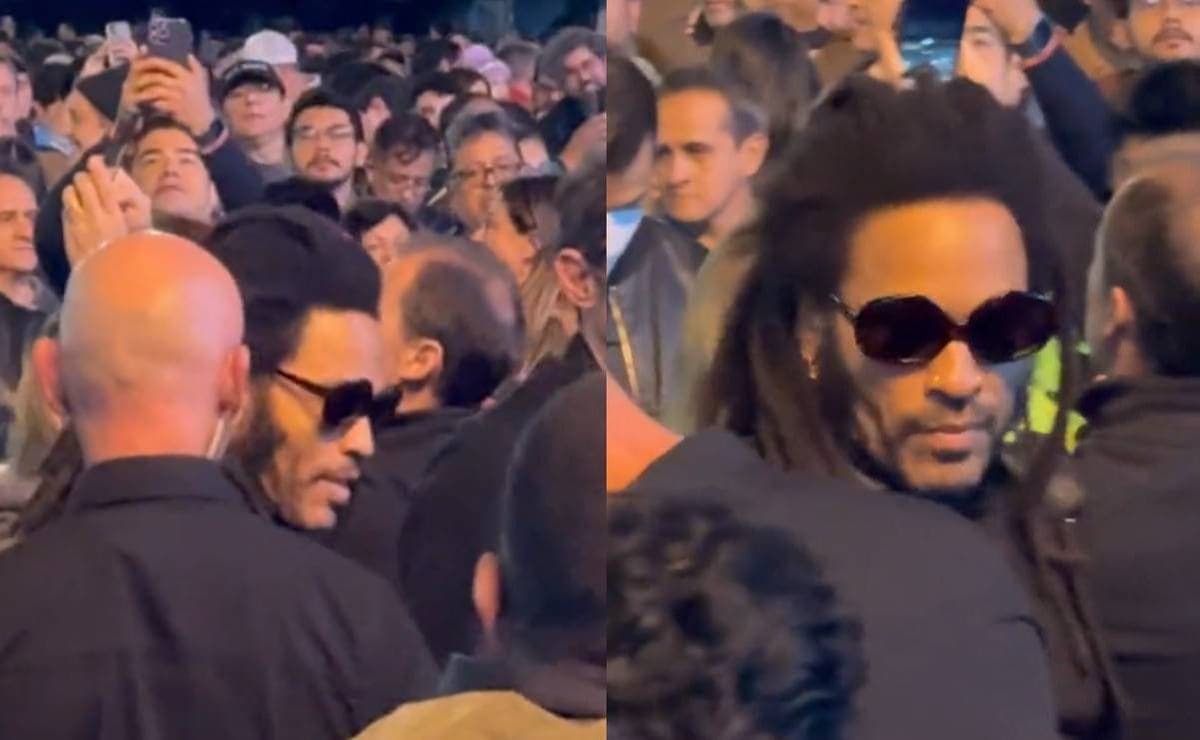 VIDEO: Lenny Kravitz sorprende al aparecer durante el concierto de Paul McCartney en México