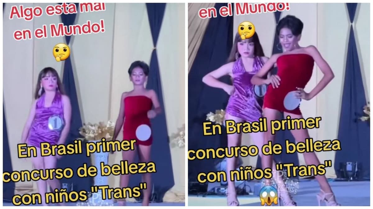 Video: Realizan primer concurso de belleza trans infantil en Brasil