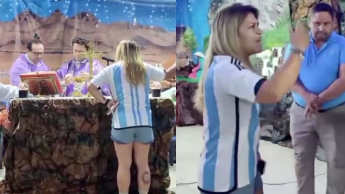 Insólito: Mujer interrumpe misa debido a ruido excesivo