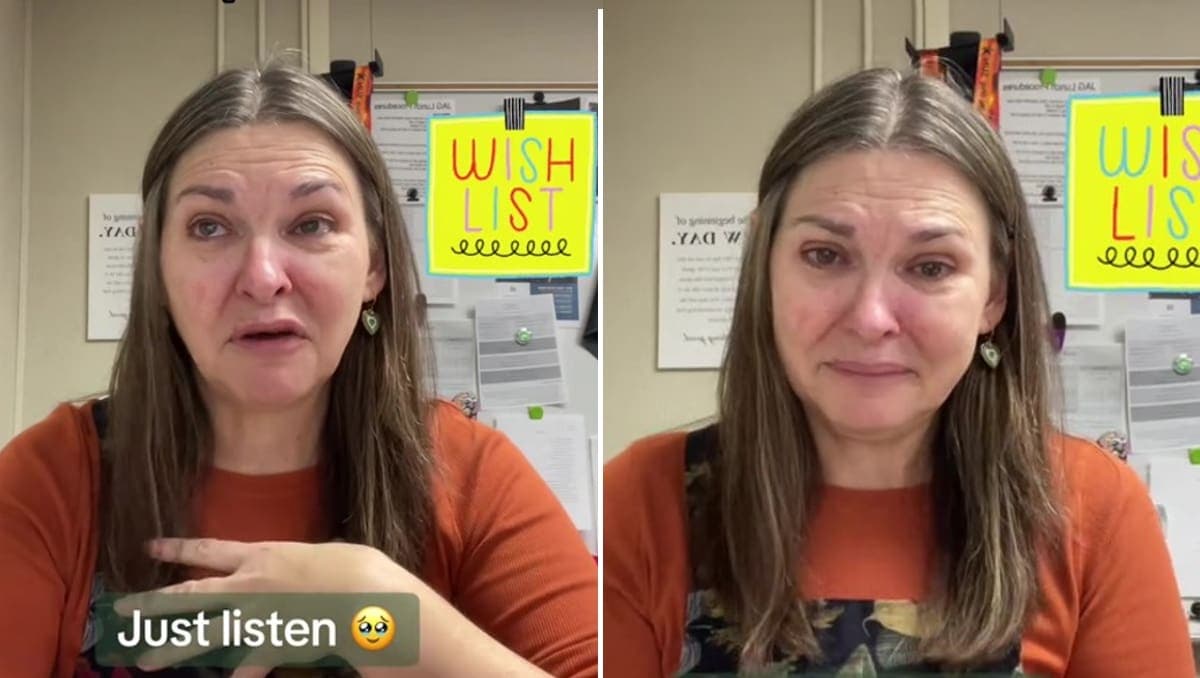 VIDEO: Profesora relata los deseos de Navidad de sus alumnos y rompe en llanto