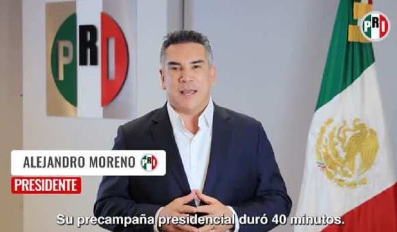Video: 'Estamos tramitando el récord a la precampaña más corta en la historia': Alito Moreno