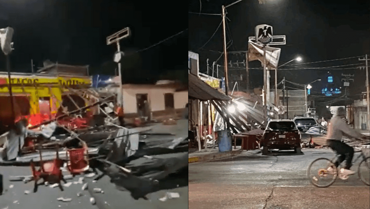 Video: Reportan explosión en taquería de Montemorelos, Nuevo León; hay cuatro heridos