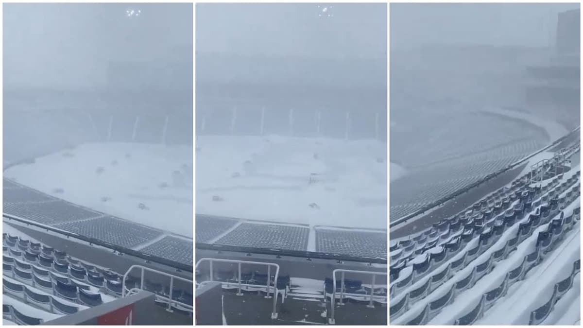 NFL: Así luce el Estadio Highmark, hogar de los Buffalo Bills, tras "terrible" tormenta de nieve (video)