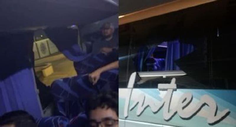 Atacan a pedradas camiones en la autopista Monterrey-Reynosa