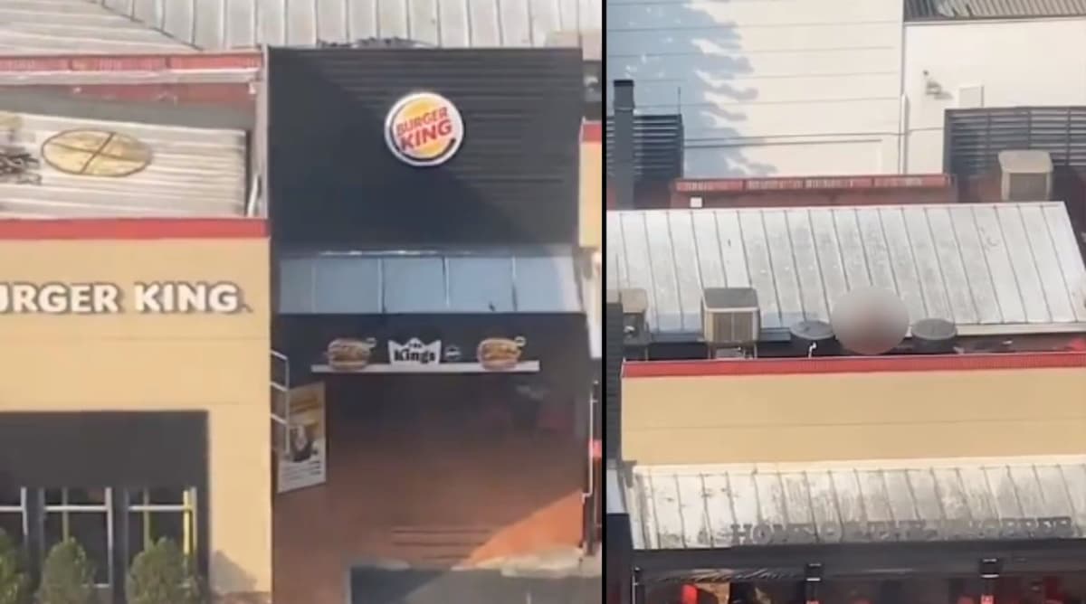 VIDEO: Cierran restaurante de Burger King tras captar a un hombre bañándose en uno de los tanques de reserva de agua