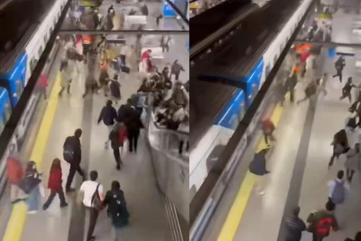 VIDEO: Reportan explosión en el Metro de Madrid, a 20 años del atentado del 11-M