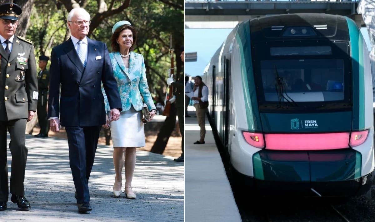 Reyes de Suecia cancelan viaje en el Tren Maya