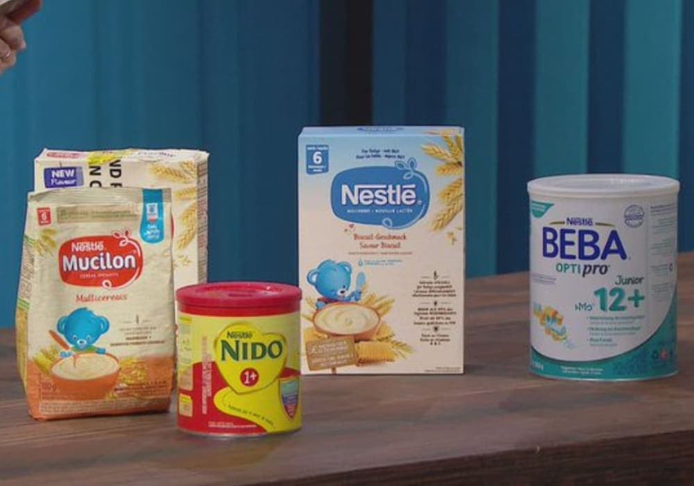 Denuncian que productos de Nestlé son demasiado dulces para los bebés