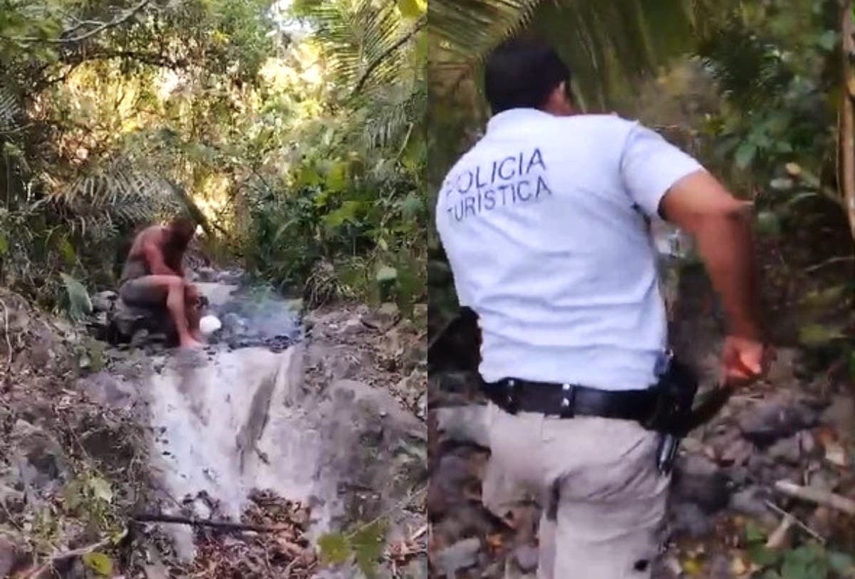 Video: Extranjero pensó que estaba perdido en la selva y se trataba de Puerto Vallarta
