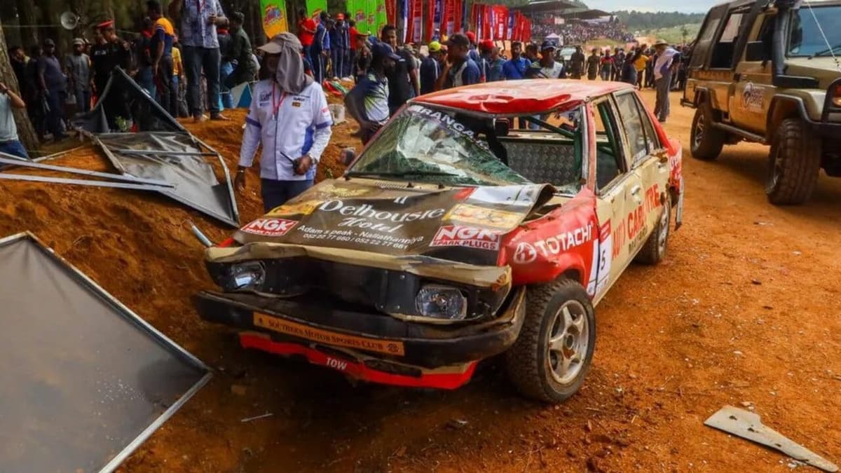VIDEO: Al menos siete muertos y 21 heridos en accidente en un rally en Sri Lanka