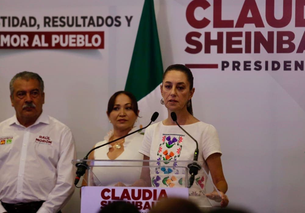 Claudia Sheinbaum dice que no le pedirá a Álvarez Máynez declinar para que la apoye