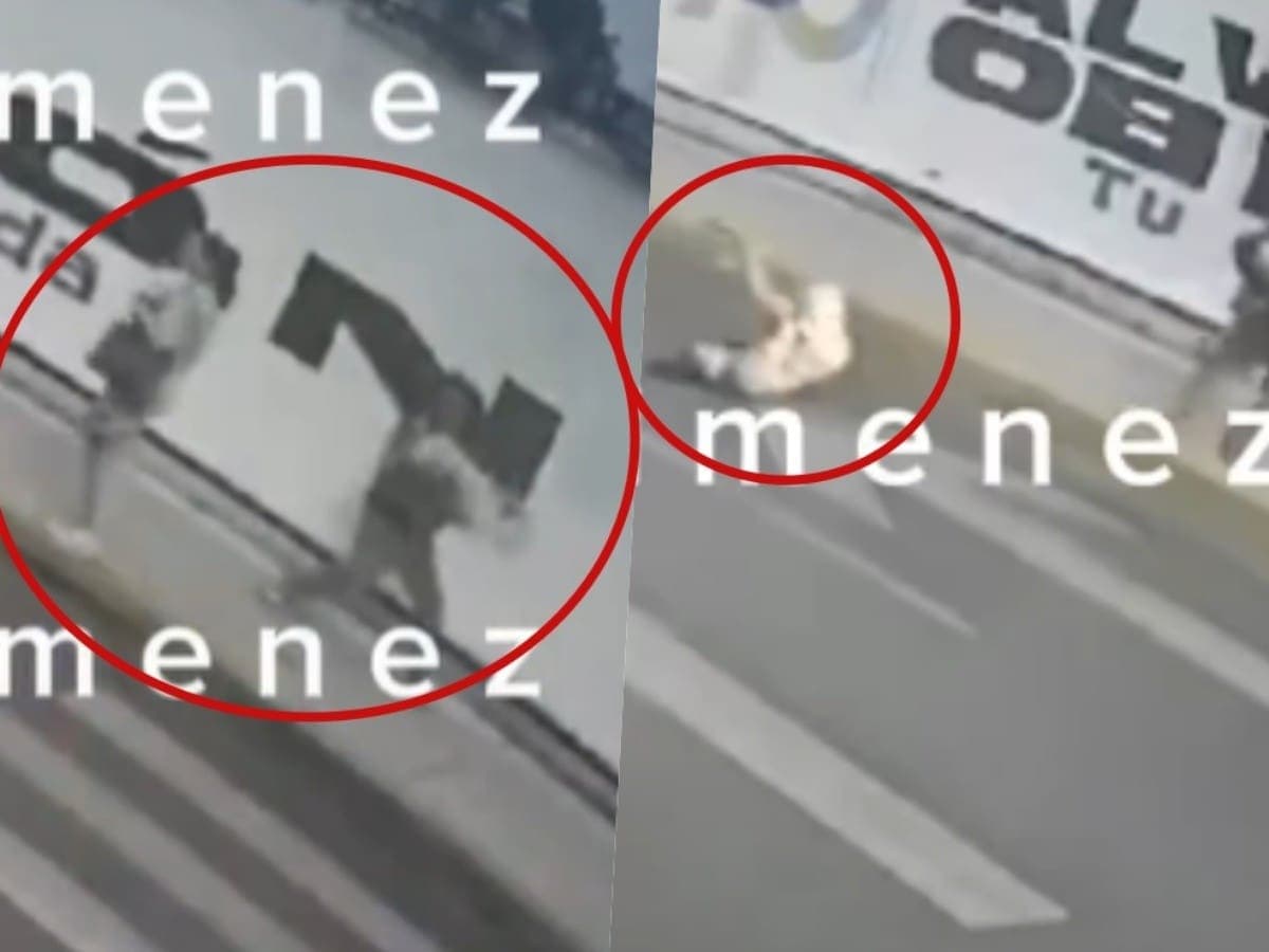 VIDEO: Hombre golpea a mujer en la CDMX y la avienta a los carros